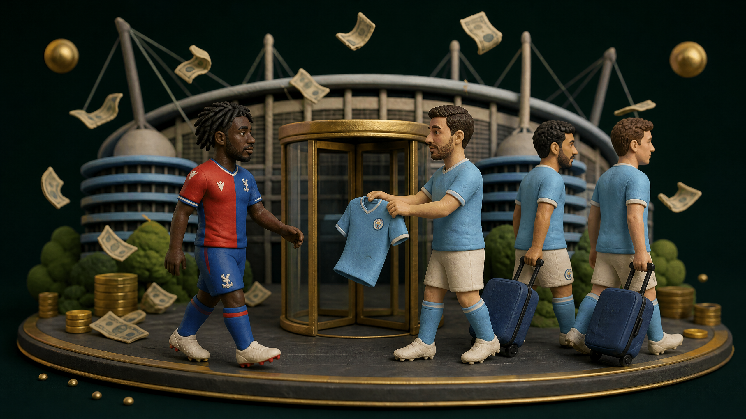 Man City Belanja Besar: Marc Guehi £20M Datang, Bernardo Silva & Stones Pergi Gratis