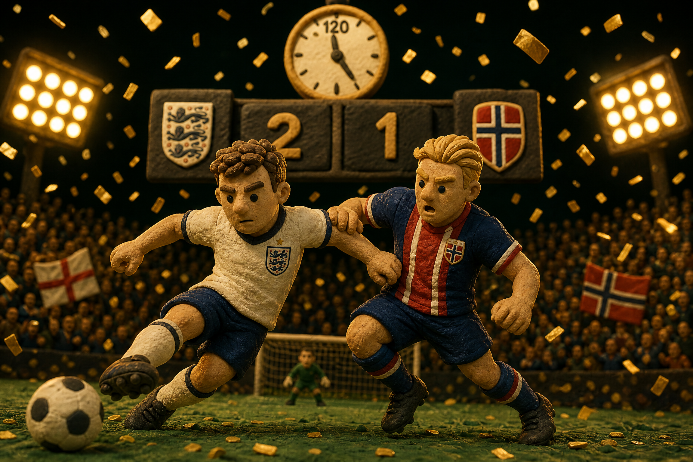 Piala Dunia 2026: Inggris 2-1 Norwegia AET – Three Lions Singkirkan Haaland di Extra Time