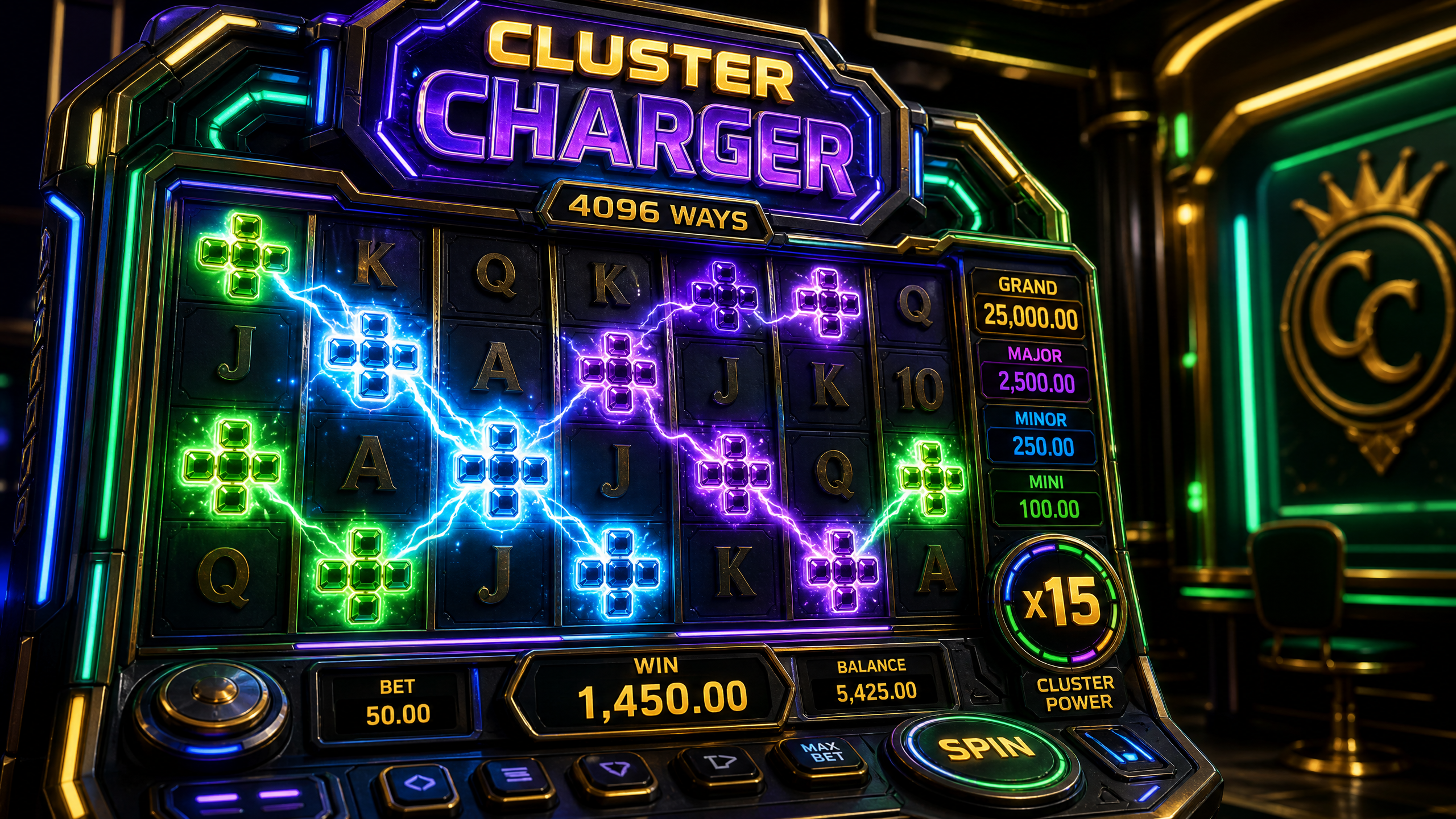 Review Multi Rush BGaming: Cluster Pays 5x5, Multi Sync Mechanic, Max Win 10.000x!